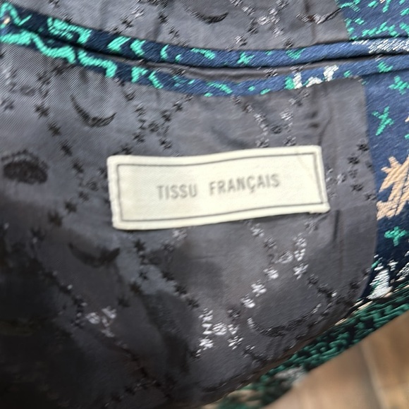 Zadic & Voltaire Navy - size 36 ZADIG & VOLTAIRE
Printed Notch Lapel Jacket - Picture 10 of 13